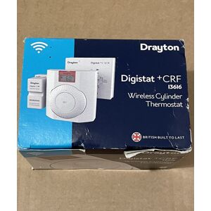 Drayton Digistat + Crf - Wireless Cylinder Thermostat & Receiver Unit - 13616 Drayton Digistat + Crf - Wireless Cylinder Thermostat & Receiver Unit - 13616