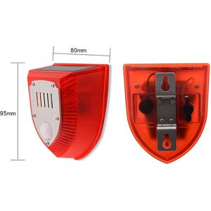 Solar Strobe Light With Pir Motion Sensor Alarm Timed Human Body Induction Fi .. Solar Strobe Light With Pir Motion Sensor Alarm Timed Human Body Induction Fi ..