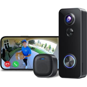 Xtu Video Doorbell Camera Wireless, 2k Hd Smart Door Bell Camera Head-To-Toe Vi Xtu Video Doorbell Camera Wireless, 2k Hd Smart Door Bell Camera Head-To-Toe Vi
