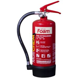Commander Fire Extinguisher 3 Litre Multichem Wall Bracket 3ltr Kitemarked 5 Year Warranty Commander Fire Extinguisher 3 Litre Multichem Wall Bracket 3ltr Kitemarked 5 Year Warranty