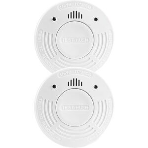 Alecto Pack Of 2 Optical Smoke Detectors 85db With Test Button And Silence Function Alecto Pack Of 2 Optical Smoke Detectors 85db With Test Button And Silence Function