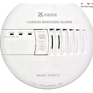 Kidde Carbon Monoxide Alarm - K4mco Main Powered Kidde Carbon Monoxide Alarm - K4mco Main Powered