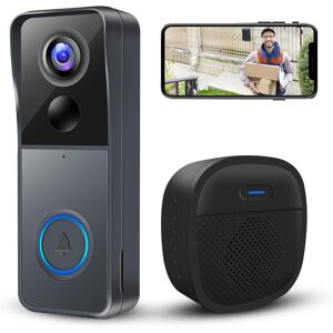 Kamep Wireless Video Doorbell Camera With Chime, Smart Video Door Bells With Camera B Kamep Wireless Video Doorbell Camera With Chime, Smart Video Door Bells With Camera B