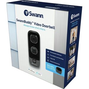 Swann SwannBuddy Wireless Video Doorbell - 1080p, Night Vision, 2-Way Audio Swann SwannBuddy Wireless Video Doorbell - 1080p, Night Vision, 2-Way Audio
