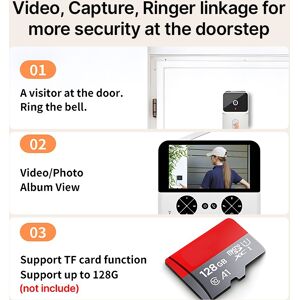 Video Doorbell Camera Wireless No Subscription With 4.3 Inch Ips Screen Hi 5 Uk Video Doorbell Camera Wireless No Subscription With 4.3 Inch Ips Screen Hi 5 Uk