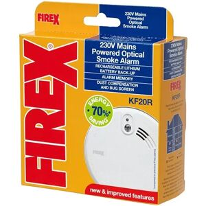 Kidde Kf20r Mains Powered Optical Smoke Alarm With Rechargeable Back Expiry 2030 Kidde Kf20r Mains Powered Optical Smoke Alarm With Rechargeable Back Expiry 2030