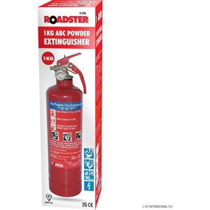 Roadster 2 X -1kg Abc Powder Fire Extinguisher Car Caravan Boat Taxi Camping With Bracket Roadster 2 X -1kg Abc Powder Fire Extinguisher Car Caravan Boat Taxi Camping With Bracket