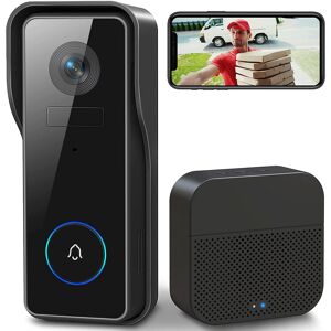 Xtu Wireless Wifi Video Doorbell Camera With Chime, 1080p Hd Smart Video With Sd Xtu Wireless Wifi Video Doorbell Camera With Chime, 1080p Hd Smart Video With Sd