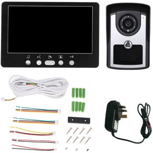 .7 Inch Monitor Hd Camera Video Door Phone Doorbell Intercom System Ir Night .7 Inch Monitor Hd Camera Video Door Phone Doorbell Intercom System Ir Night