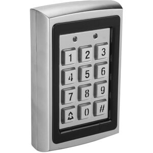 .›125khz Top Metal Card Reader Password Door Access Control Keypad With Bac .›125khz Top Metal Card Reader Password Door Access Control Keypad With Bac