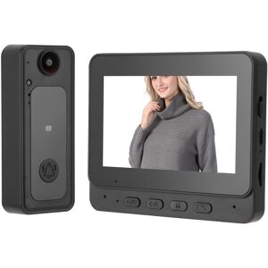 Smart Wireless Video Doorbell 4.3in Screen 170° Wide Angle 2 Way Intercom Auto R Smart Wireless Video Doorbell 4.3in Screen 170° Wide Angle 2 Way Intercom Auto R