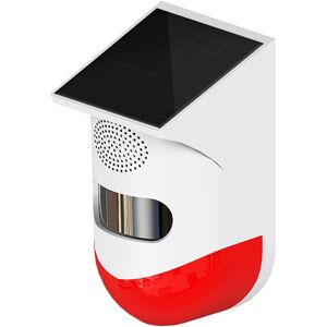 Wifi Solar Powered Wireless Infrared Motion Sensor Detector Strobe Siren 1✈ Wifi Solar Powered Wireless Infrared Motion Sensor Detector Strobe Siren 1✈