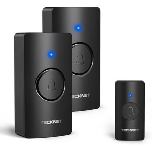 TeckNet Online Wireless Doorbell, Door Bells Wireless Ip65 Waterproof Battery Operated TeckNet Online Wireless Doorbell, Door Bells Wireless Ip65 Waterproof Battery Operated