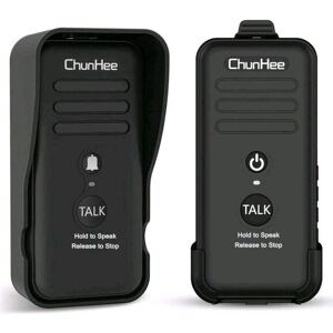 chunhee Wireless Intercom Doorbell System – Two‑way Talk Long‑range 3000 ft Rechargeable chunhee Wireless Intercom Doorbell System – Two‑way Talk Long‑range 3000 ft Rechargeable