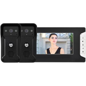 Eu Plug 7 Wired Video Doorbell Door Phone Intercom Night Vis-Ion Smart Secu Set Eu Plug 7 Wired Video Doorbell Door Phone Intercom Night Vis-Ion Smart Secu Set