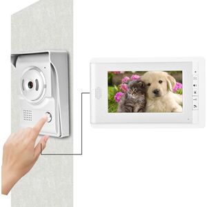 7 In Color Hd Tft‑lcd Doorbell Video Intercom Entry System Gf0 7 In Color Hd Tft‑lcd Doorbell Video Intercom Entry System Gf0