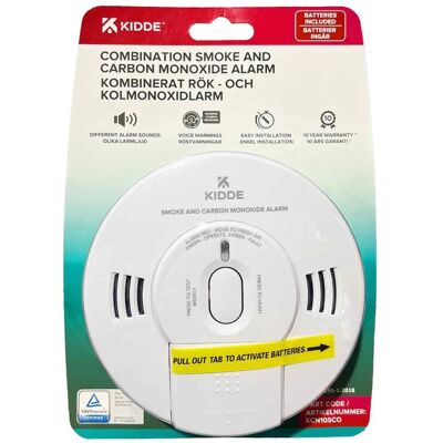 KIDDE - K10SCO - Combination Smoke & CO Alarm - Alarm KIDDE - K10SCO - Combination Smoke & CO Alarm - Alarm