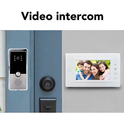 7in Video Doorphone System Color Hd Smart Wired Video Intercom System For Villa 7in Video Doorphone System Color Hd Smart Wired Video Intercom System For Villa