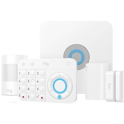 Ring Alarm 5-Pc Starter Kit W/ Base Station, Keypad, Contact Sensor, Motion Dete Ring Alarm 5-Pc Starter Kit W/ Base Station, Keypad, Contact Sensor, Motion Dete