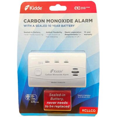 Kidde Carbon Monoxide Alarm With 10 Year Sealed Battery Powered 3 Leds Sensor K10llco Kidde Carbon Monoxide Alarm With 10 Year Sealed Battery Powered 3 Leds Sensor K10llco