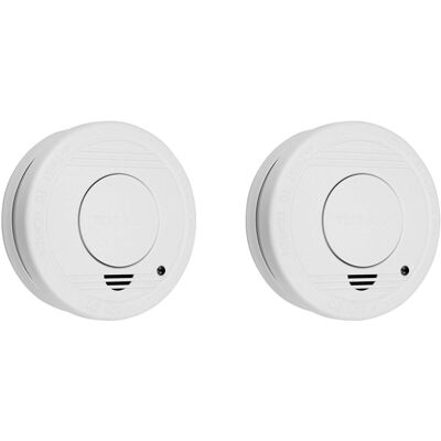 Smartwares FSM-11512 Wireless Smoke Detector with 2 Units - 5 Year Battery Smartwares FSM-11512 Wireless Smoke Detector with 2 Units - 5 Year Battery