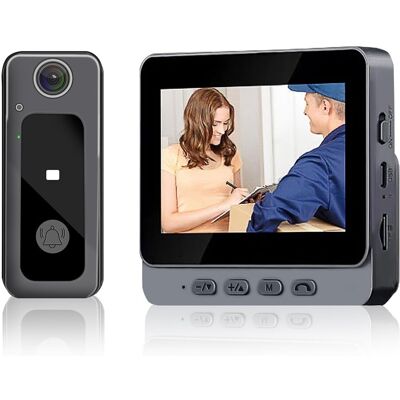 1x( Doorbell, Wide Angle Lens, Bell With Intercom Camera, 4.3 Inch Screen2172 1x( Doorbell, Wide Angle Lens, Bell With Intercom Camera, 4.3 Inch Screen2172