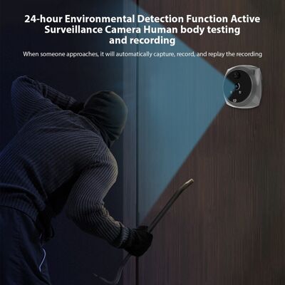 Hg 4.5-Inch Peephole Camera Doorbell For Apartment Door 2mp Lcd Digital Hg 4.5-Inch Peephole Camera Doorbell For Apartment Door 2mp Lcd Digital