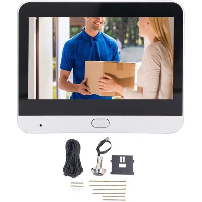 smart Video Doorbell 4.3in 1080p Wireless 2 Way Intercom Pir Motion Detection smart Video Doorbell 4.3in 1080p Wireless 2 Way Intercom Pir Motion Detection