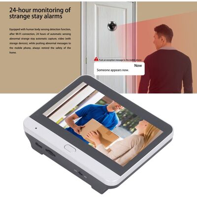 Smart Video Doorbell 4.3in 1080p Wireless 2 Way Intercom Pir Motion Detection Smart Video Doorbell 4.3in 1080p Wireless 2 Way Intercom Pir Motion Detection