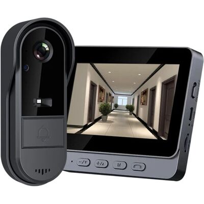 Wifi Video Doorbell Two-Way Outdoor 1080p Cam Intercom Voice Home 9771 Wifi Video Doorbell Two-Way Outdoor 1080p Cam Intercom Voice Home 9771