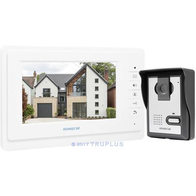 Homsecur 7inch Video Door Bell Intercom With Infrared Camera & Rainproof Cover Homsecur 7inch Video Door Bell Intercom With Infrared Camera & Rainproof Cover