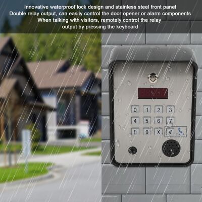 3g/gsm Access Control System Wireless Intercom Waterproof Remote Controller New 3g/gsm Access Control System Wireless Intercom Waterproof Remote Controller New