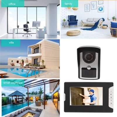 Video Intercom Doorbell Smart Dual Monitor Electronic Doorbell 16 Bells Nigh New Video Intercom Doorbell Smart Dual Monitor Electronic Doorbell 16 Bells Nigh New