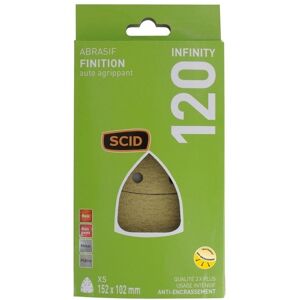 Scid Lot 5 Abrasive Skate Heavy Duty Anti-Clogging 152 X 102 Mm Grit 120 Auto Scid Lot 5 Abrasive Skate Heavy Duty Anti-Clogging 152 X 102 Mm Grit 120 Auto