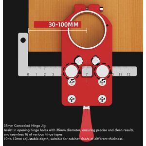 35mm Hinge Jig Aluminum Alloy Cabinet Door Hinge Drilling Guide W Kit 35mm Hinge Jig Aluminum Alloy Cabinet Door Hinge Drilling Guide W Kit