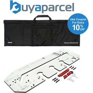 Trend Kwj700/pro Pro Kitchen Worktop Jig 700mm Mitre Template +carry Storage Bag Trend Kwj700/pro Pro Kitchen Worktop Jig 700mm Mitre Template +carry Storage Bag