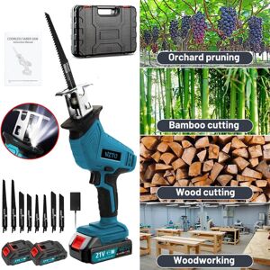 Kartols 21v Reciprocating Saw Cordless Hand Saw Electric Wood Metal Cutter W/2 Battery Kartols 21v Reciprocating Saw Cordless Hand Saw Electric Wood Metal Cutter W/2 Battery