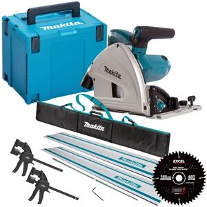 Makita Sp6000j2 240v 165mm Plunge Saw 2 X Rail Connector Bar Clamp Blade & Bag Makita Sp6000j2 240v 165mm Plunge Saw 2 X Rail Connector Bar Clamp Blade & Bag