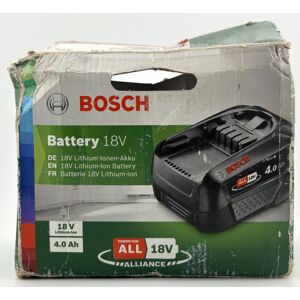 Bosch Professional Pba 18v 4.0ah W-C 18 Volt Lithium-Ion Battery 1600a011t8 Bosch Professional Pba 18v 4.0ah W-C 18 Volt Lithium-Ion Battery 1600a011t8