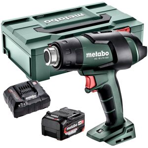 Metabo Hg 18 Ltx 500 18v Cordless Heat Gun 1 X 5.2ah Battery Charger & Metabox Metabo Hg 18 Ltx 500 18v Cordless Heat Gun 1 X 5.2ah Battery Charger & Metabox