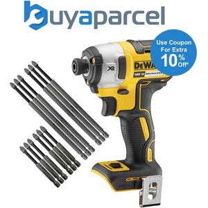 Dewalt Dcf887n 18v Brushless Xr G2 3 Speed Impact Driver + 12 Piece Long Bit Set Dewalt Dcf887n 18v Brushless Xr G2 3 Speed Impact Driver + 12 Piece Long Bit Set