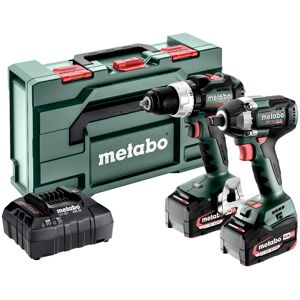 Metabo 2.9.3 18v Brushless Drill Driver & Impact Wrench 2x5.2ah Battery, Charger Metabo 2.9.3 18v Brushless Drill Driver & Impact Wrench 2x5.2ah Battery, Charger