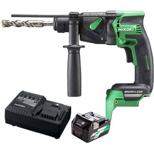 Hikoki Dh18dpbj4z 18v Brushless Sds+ Rotary Hammer Drill 1 X 5ah Battery Charger Hikoki Dh18dpbj4z 18v Brushless Sds+ Rotary Hammer Drill 1 X 5ah Battery Charger