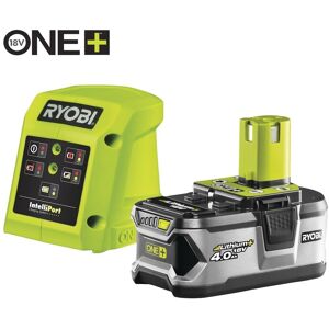 Ryobi Rc18115-140 18v One+™ Lithium 1 X 4.0ah Battery & 1.5a Charger Kit Ryobi Rc18115-140 18v One+™ Lithium 1 X 4.0ah Battery & 1.5a Charger Kit