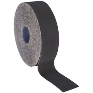 Thatcable Blue Twill Emery Roll - 50mm X 50m - Flexible & Tear Resistant - 80 Grit Thatcable Blue Twill Emery Roll - 50mm X 50m - Flexible & Tear Resistant - 80 Grit
