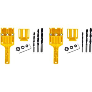 Sodial 2x(2 Sets Woodworking Hole Punch Locator For Drilling Tool Set W2p3)2635 Sodial 2x(2 Sets Woodworking Hole Punch Locator For Drilling Tool Set W2p3)2635