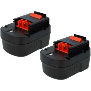 Extensilo 2x Battery For Black & Decker Cdc1200k Cd1200sk Cd12sfk Bdid1202 3.3ah 12v Extensilo 2x Battery For Black & Decker Cdc1200k Cd1200sk Cd12sfk Bdid1202 3.3ah 12v