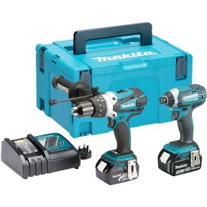 Makita Dlx2145tj Cordless 18v Combi Drill & Impact Driver Kit Makita Dlx2145tj Cordless 18v Combi Drill & Impact Driver Kit