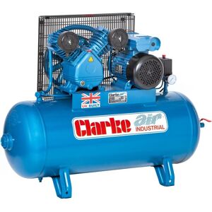 Clarke Air Compressor 3hp 230 Volt O/l 14cfm 100 Ltr Xev16/100 2092270 Clarke Air Compressor 3hp 230 Volt O/l 14cfm 100 Ltr Xev16/100 2092270