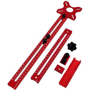 Sodial 5x( Router Milling Groove Bracket,9-61cm Radius Router Circle Cutting Jig7829 Sodial 5x( Router Milling Groove Bracket,9-61cm Radius Router Circle Cutting Jig7829